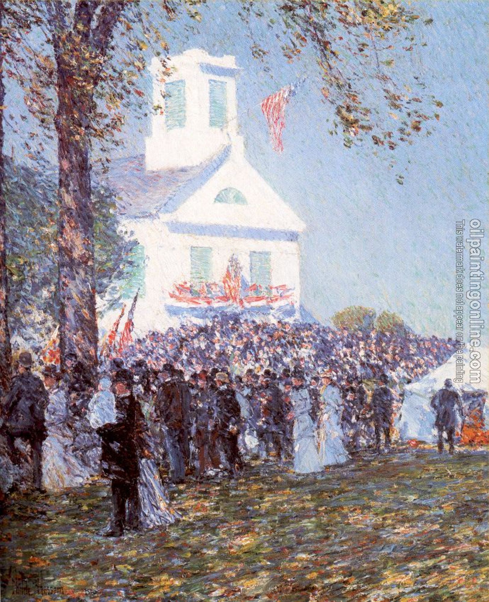 Hassam, Childe - Oil On Canvas